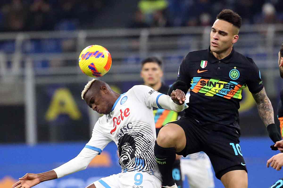 Osimhen e Lautaro fanno tremare Napoli e Inter